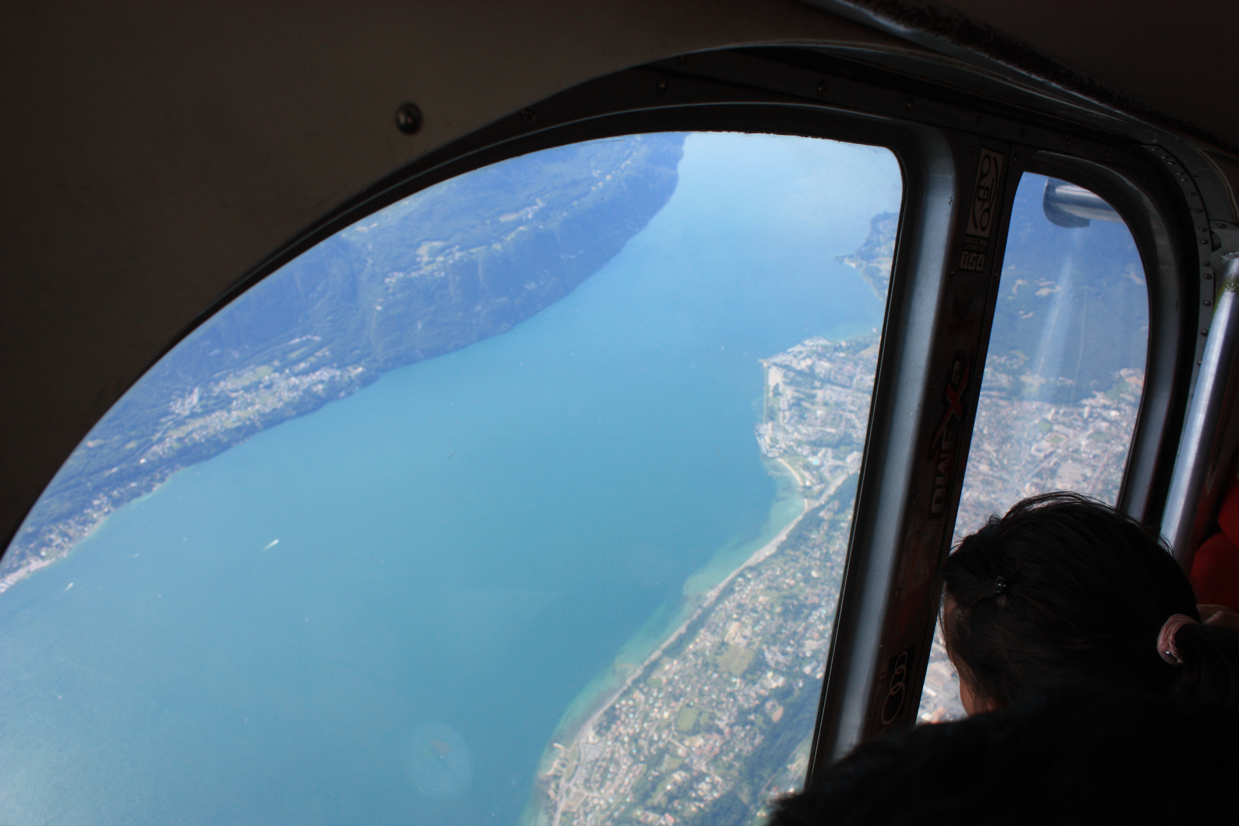 Montée en avion à Chambery