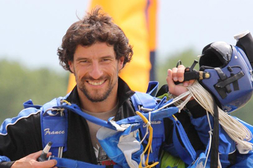 Jean Debievre - Saut en tandem a Chambéry